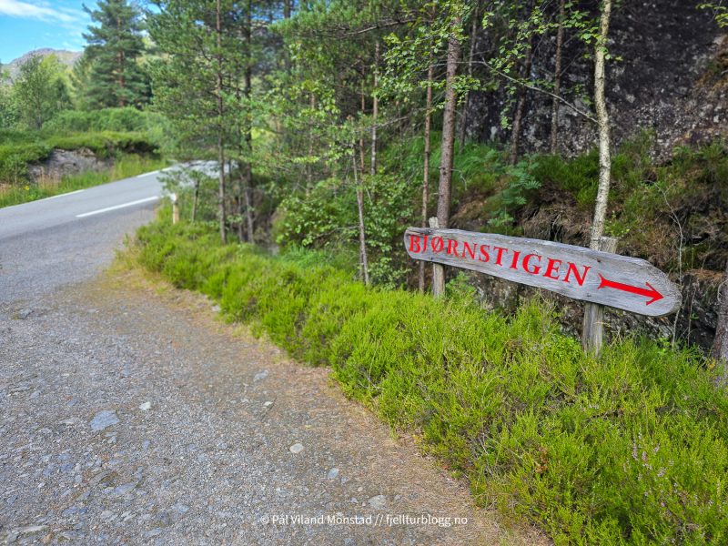 Bilen ble parkert på den innerste parkeringsplassen.