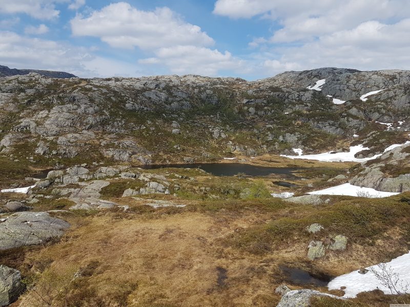 Nærmer meg vannets sørende.