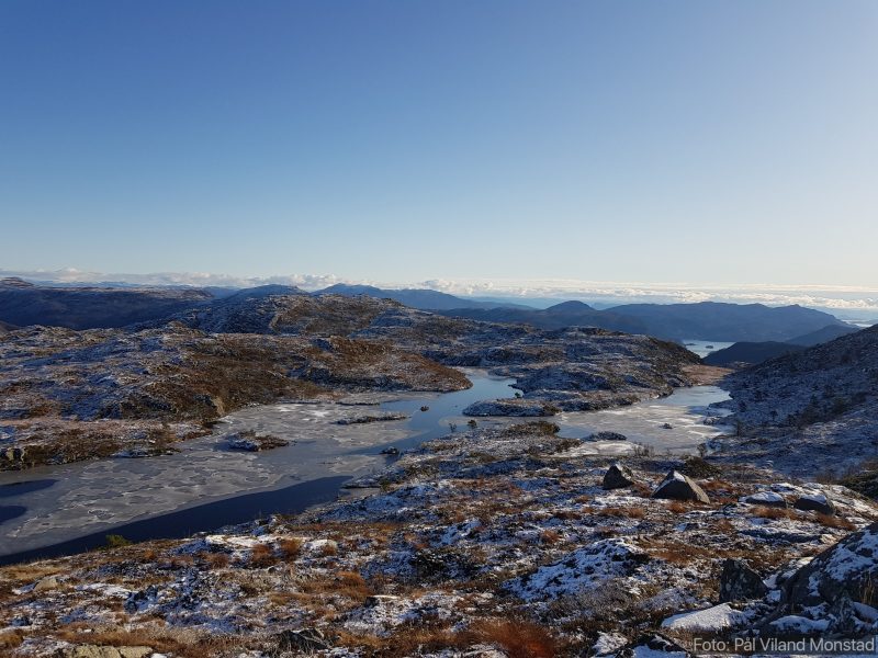 Utsikt sørøstover.