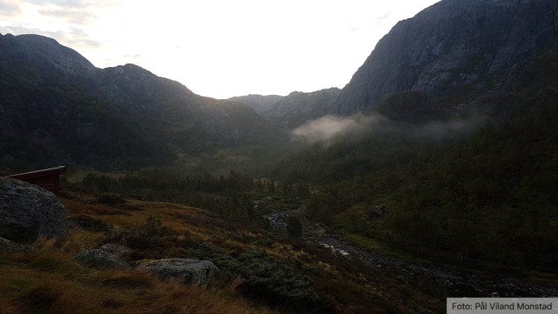Fra hytta i Grasdalen og østover.