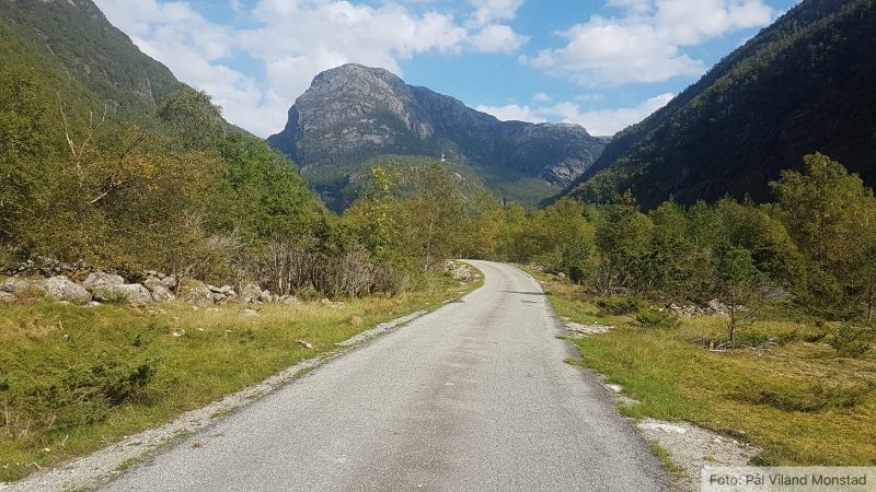 Nede på flatene før Førresbotn. Tilbakeblikk.