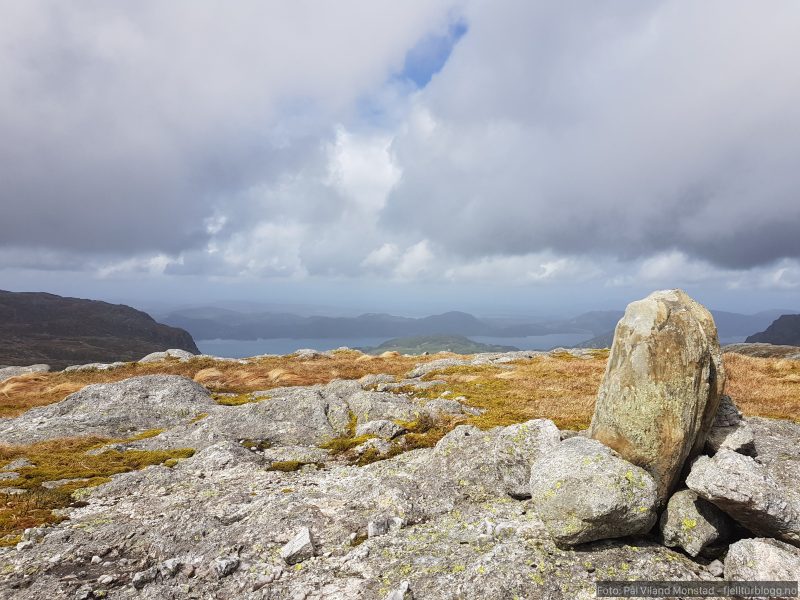 Toppen av Javnan 580 moh. Utsikt vestover.