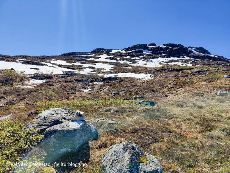 Kom inn på en nødla rute, men mista den etter hvert.