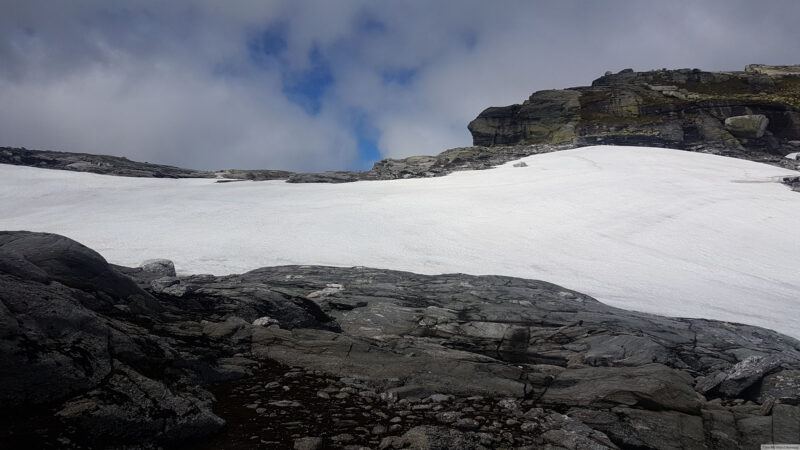 Mer og mer snø over 1300 moh.