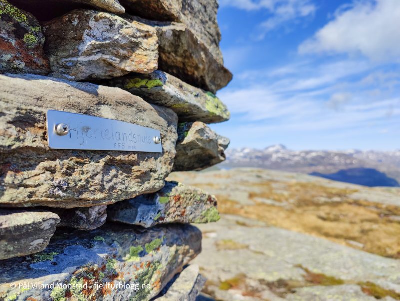 Lokalt er navnet Hjortelandsnuten. Kartverket har navngitt toppen som Langeliheia.