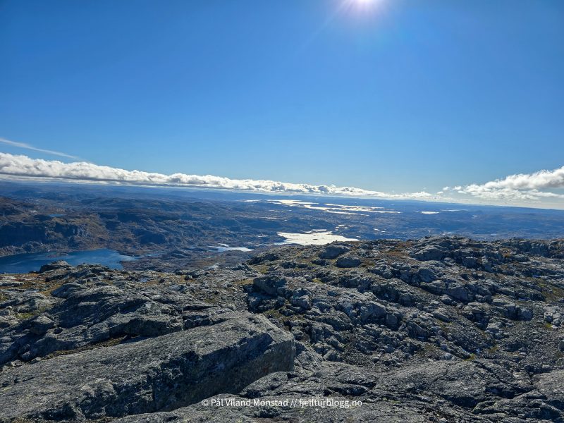 Leirdalsvatna, Krossvatnet og lengst bak Blåsjø.