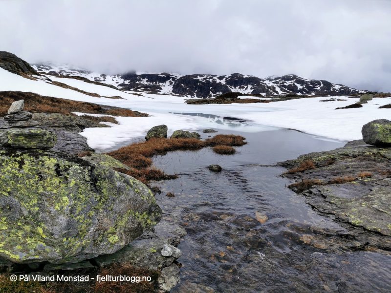 Fortsatt vinter i fjellet.
